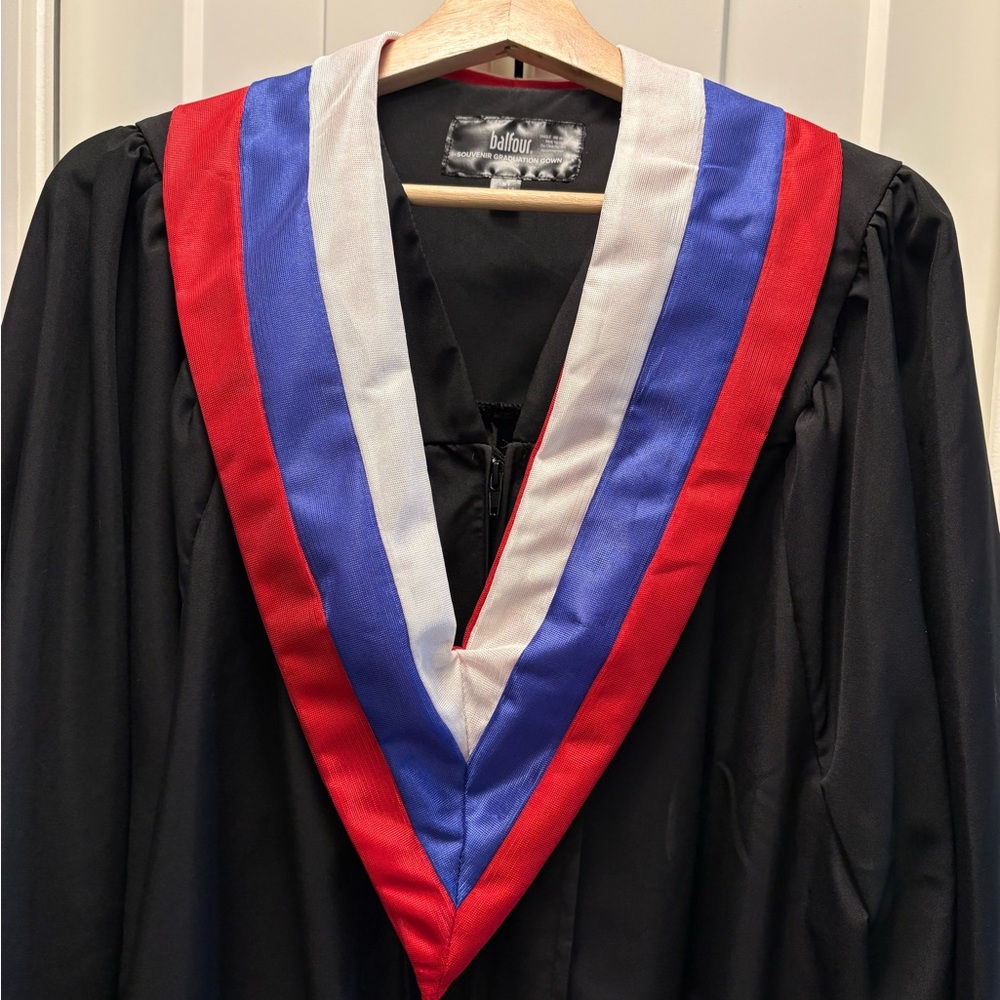 Black Graduation Gown - Picture 3 of 6